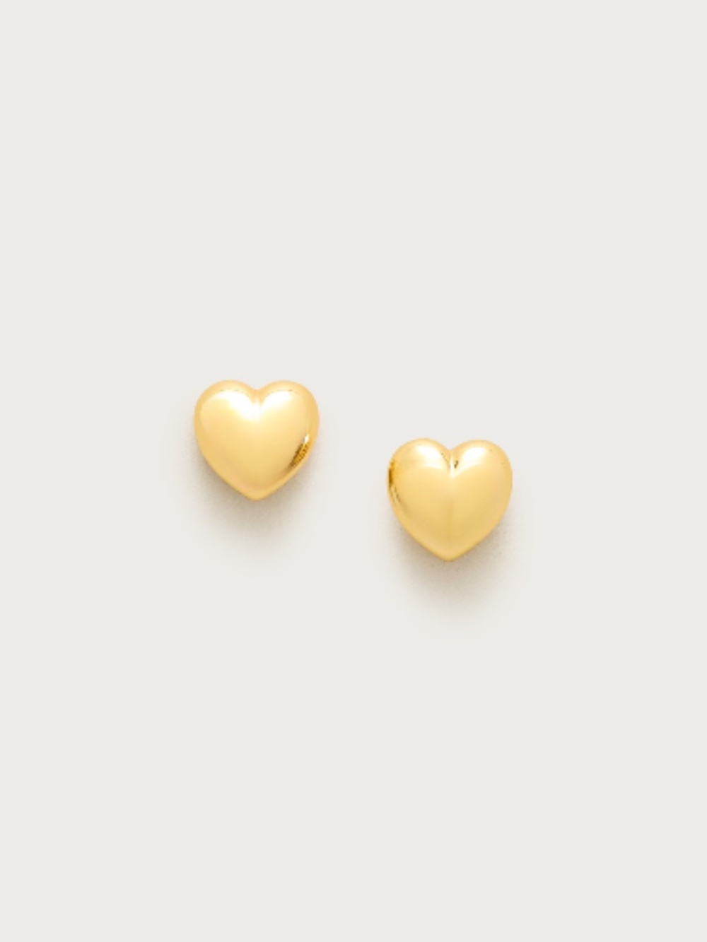 J.Crew Metallic heart studs